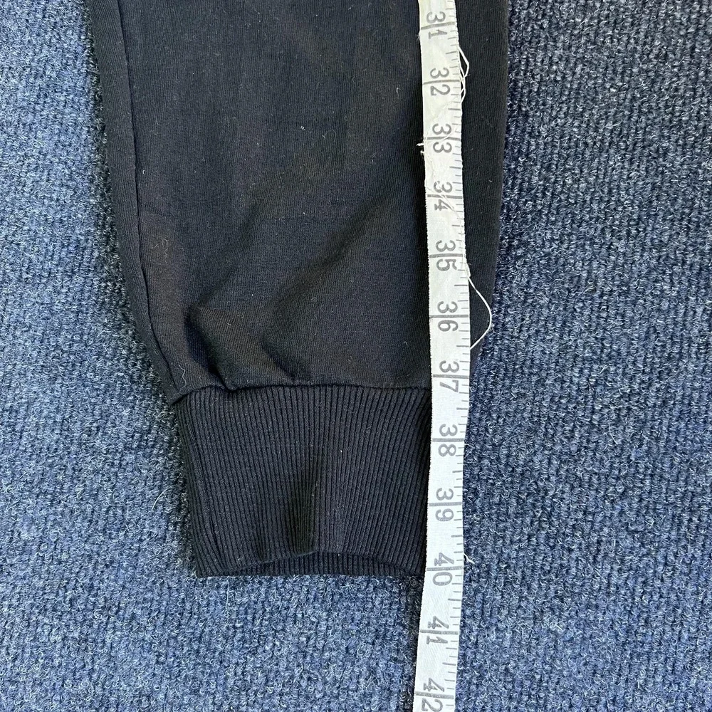 True Religion‎ Pants Mens Small Black Joggers Loungewear Gold Logo Sweatpants